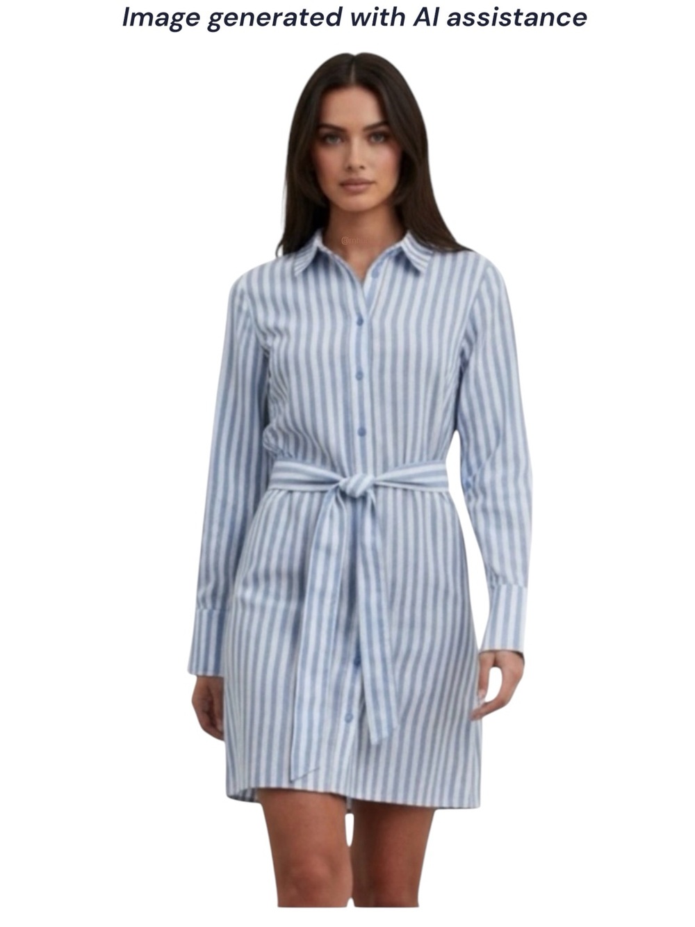 NWT NA-KD size 2 Striped Mini Shirt Dress